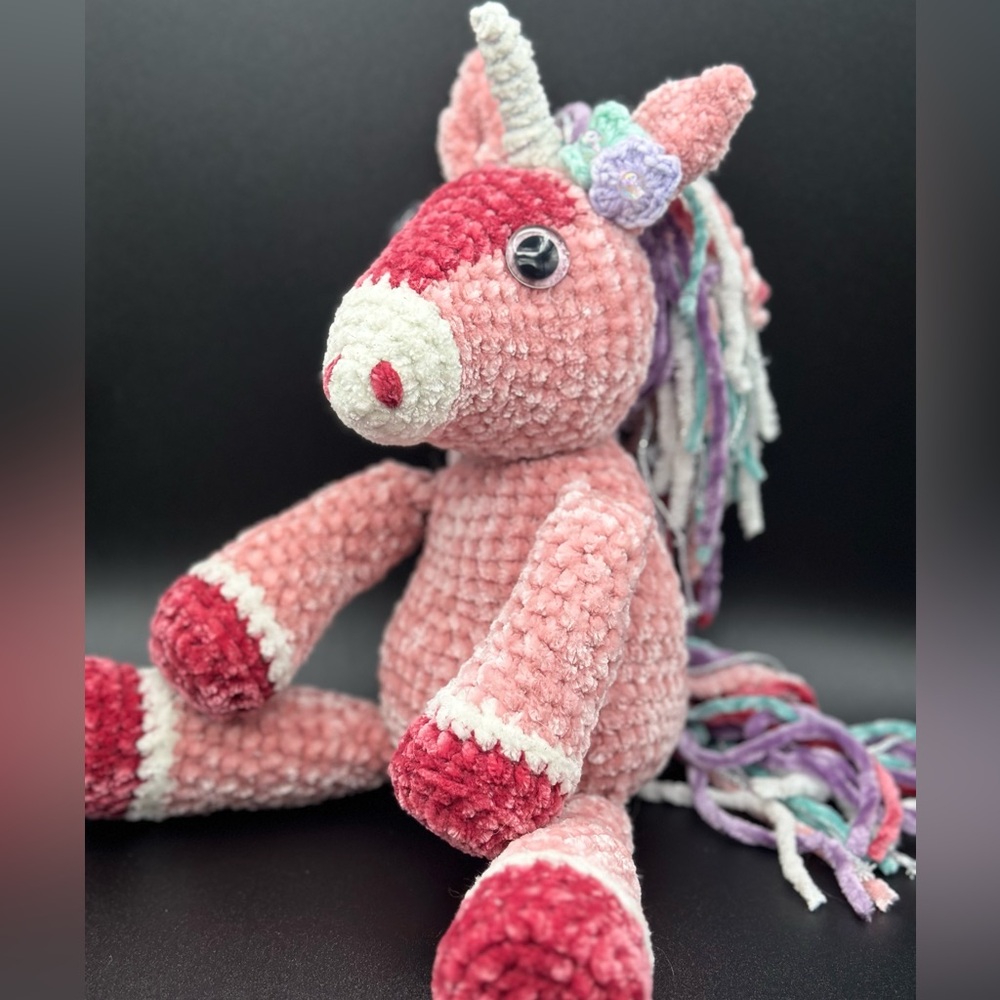 Amigurumi handmade Pink Unicorn New